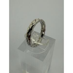 CHANEL Coco Crush 18k White Gold Ring Size